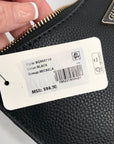 Guess Black Micaela Top-Zip Shoulder Bag