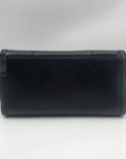Coach Black Leather Madison Slim Envelope Trifold Wallet