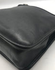Coach Black Vintage Leather Studio Flap Crossbody Bag