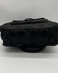 Coach Black Signature Canvas Tote Bag F24742