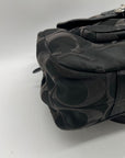 Coach Black Signature Canvas Tote Bag F24742