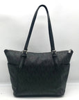 Michael Kors Black Leather Jet Set Tote Bag