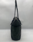 Michael Kors Black Leather Jet Set Tote Bag