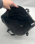 Michael Kors Black Leather Jet Set Tote Bag