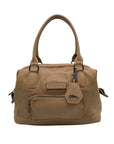 Longchamp Tan Leather Legende Doctors Satchel