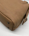Longchamp Tan Leather Legend Doctors Satchel