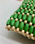 Antik Kraft Elara Wooden Bead Clutch