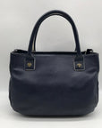 Talbots Blue Leather Shoulder Bag