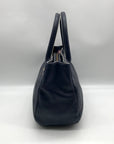 Talbots Blue Leather Shoulder Bag