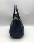 Talbots Blue Leather Shoulder Bag