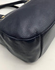 Talbots Blue Leather Shoulder Bag