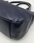 Talbots Blue Leather Shoulder Bag