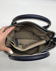 Talbots Blue Leather Shoulder Bag