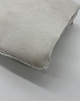 MMs Brands White Beaded Pouch