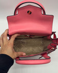 Michael Kors Pink Carmen Medium Flap Satchel Bag