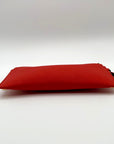 Michael Kors Red Saffiano Leather Selma Stud Wallet