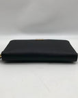 Kate Spade Black Saffiano Leather Neda Laurel Way Zip Around Wallet