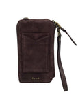 The Sak Mahogany Suede Silverlake Smartphone Crossbody Bag