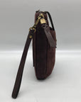 The Sak Mahogany Suede Silverlake Smartphone Crossbody Bag