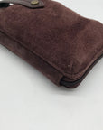 The Sak Mahogany Suede Silverlake Smartphone Crossbody Bag