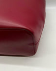 J. Crew Burgundy Leather Tote Bag