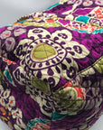 Vera Bradley Purple Plum Crazy Duffle/ Crossbody Bag Set