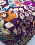 Vera Bradley Purple Plum Crazy Duffle/ Crossbody Bag Set