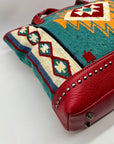 Motana West Red Tapestry Shoulder Bag