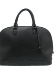 Pulicati Gray Leather Satchel Bag