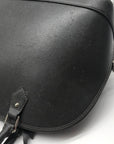 Pulicati Gray Leather Satchel Bag