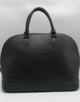 Pulicati Gray Leather Satchel Bag