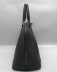 Pulicati Gray Leather Satchel Bag