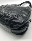Coach Black Patent Leather Shoulder Bag-21301