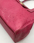 Kate Spade Pink Ostritch Leather Anisha Bexley Shoulder Bag