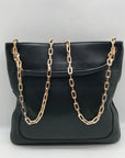 Tory Burch Black Leather Marsden Swingpack Crossbody Bag