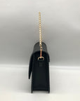 Aldo Black Embossed Trim Convertible Handbag