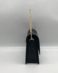 Aldo Black Embossed Trim Convertible Handbag