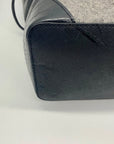 Karl Lagerfeld Black and Grey Paris Nouveau Tote Bag