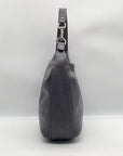 Coach Dark Gray Pebbled Leather Avery Hobo Bag F23309