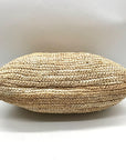 Kayu Khaki Straw Framed Clutch Bag