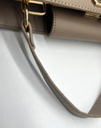 Badgley Mischka Nude Quilted Faux Leather Convertible Handbag