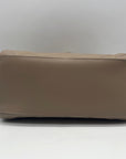 Badgley Mischka Nude Quilted Faux Leather Convertible Handbag