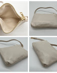 Like Dreams Ivory Quilted Convertible Shoulder Bag With Wallet