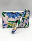 Kate Spade Cream Mult Leather Lucy Festival Floral Painted Wristlet