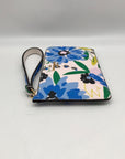 Kate Spade Cream Mult Leather Lucy Festival Floral Painted Wristlet