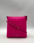 Kate Spade Hot Pink Pebbled Leather Crossbody Bag