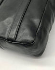 Coach Black Leather Hamptons Shoulder Bag 8E92