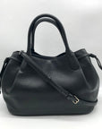 Kate Spade Black Pebbled Leather Satchel Bag