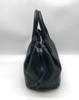 Kate Spade Black Pebbled Leather Satchel Bag