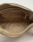 Michael Kors Ivory White Studded Leather Astor Pouchette